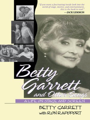 cover image of Betty Garrett and Other Songs
